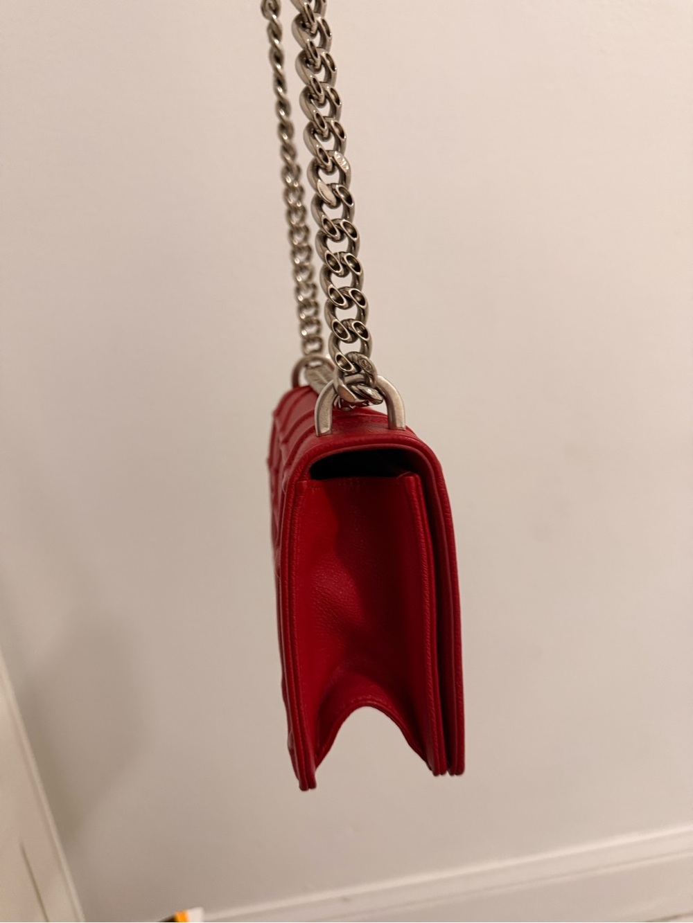 Dior Diorama Red Leather Purse - Picture 4 of 15